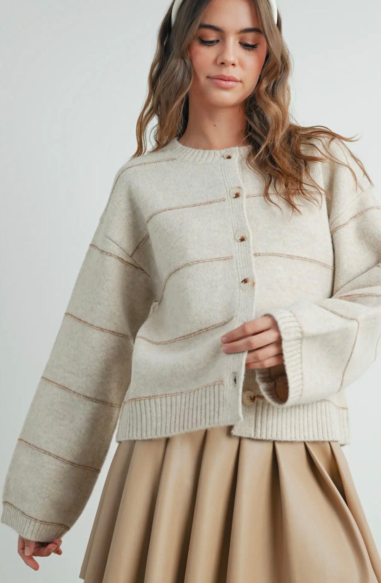 Caramel Vanilla Latte’ Cardigan