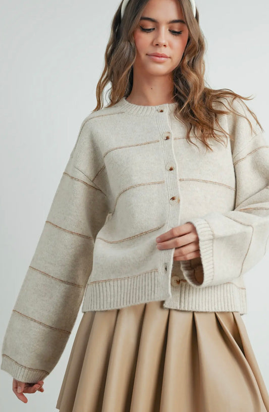 Caramel Vanilla Latte’ Cardigan