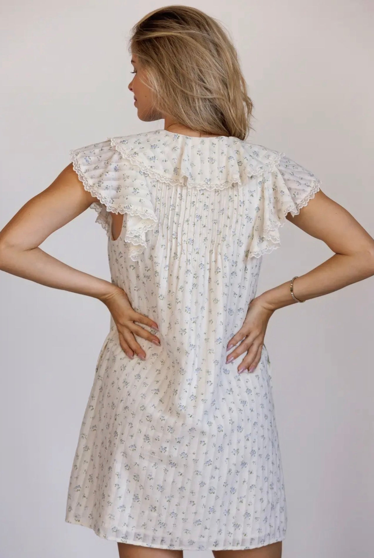 Frosted Love Floral Mini Dress