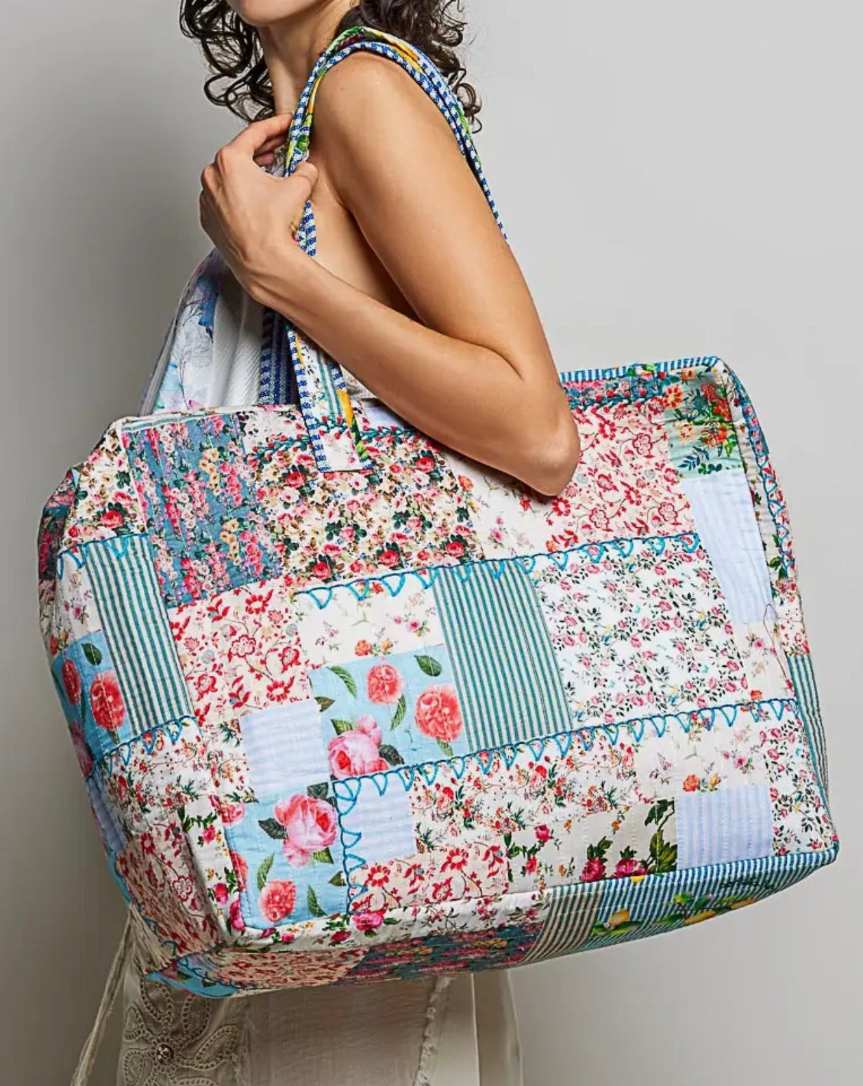 Fall Patchwork Vintage Tote PRE ORDER RESTOCK