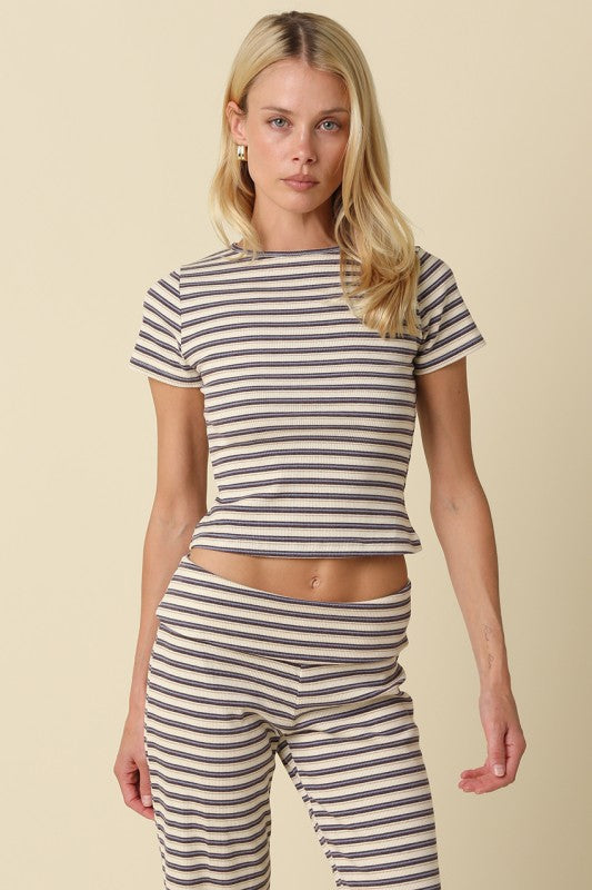 Beach Coconut Row Striped Set