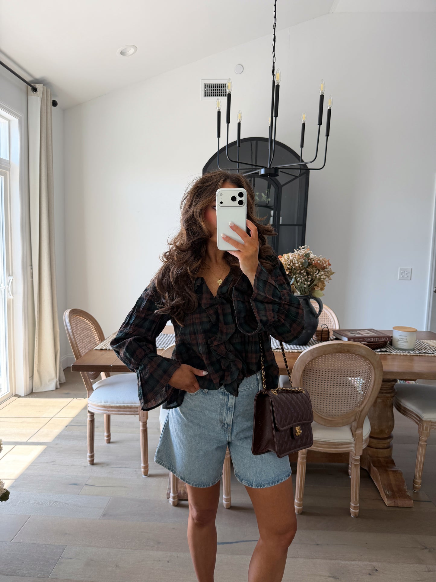 Cottage Bloom Blouse (Brown) PRE ORDER RESTOCK