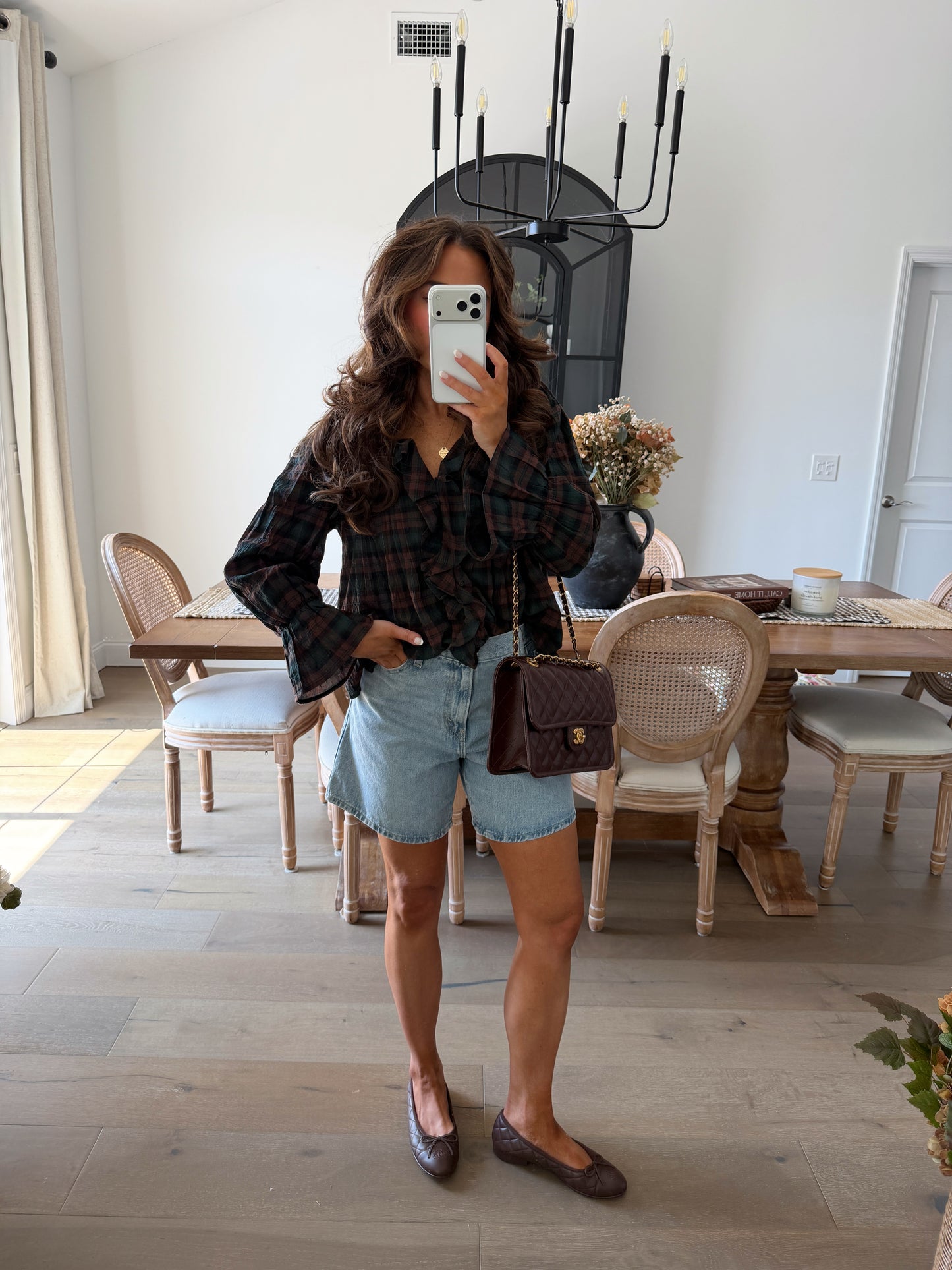 Cottage Bloom Blouse (Brown) PRE ORDER RESTOCK