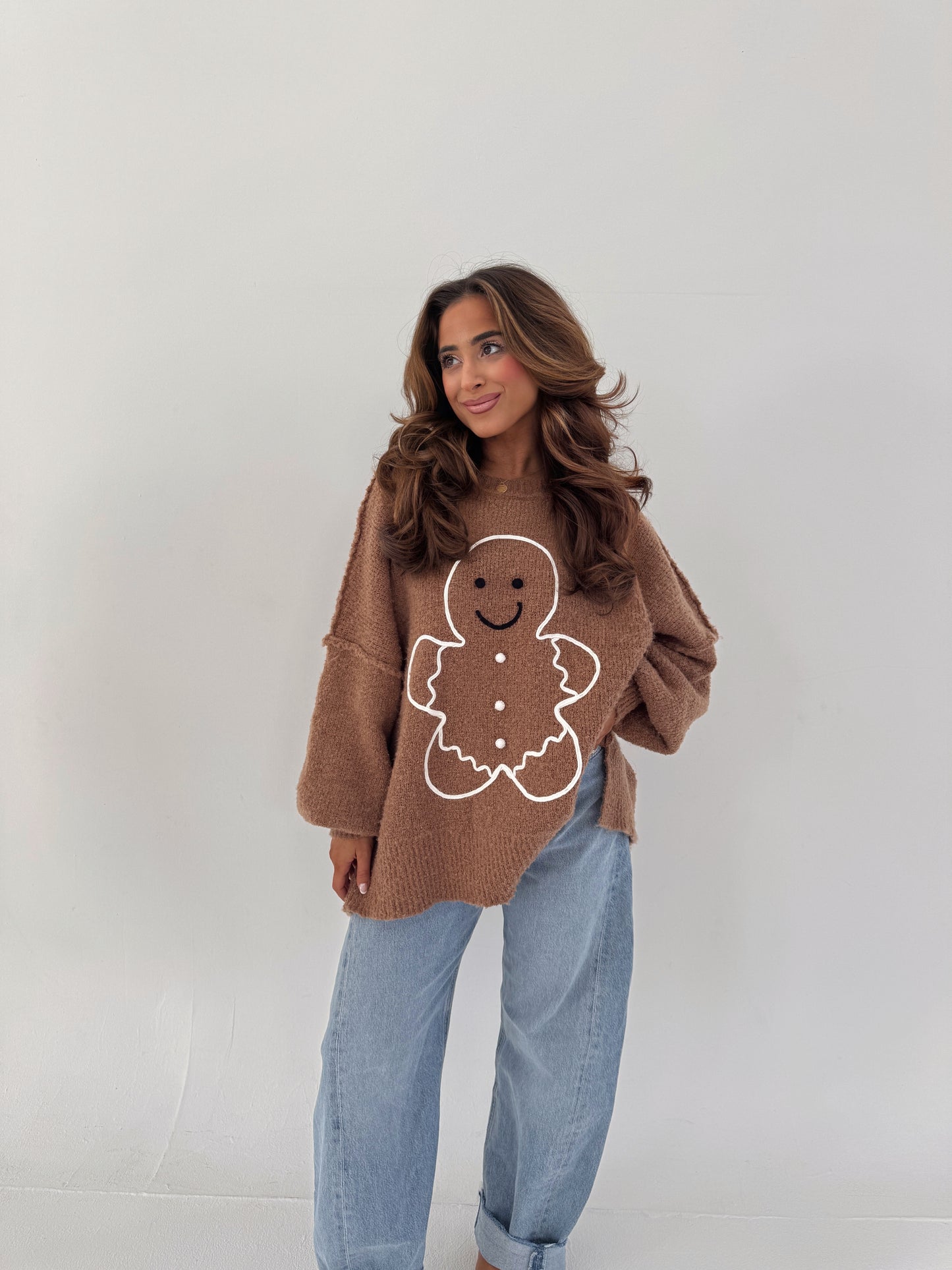 Gingerbread Darling Cozy Sweater (pre-order)