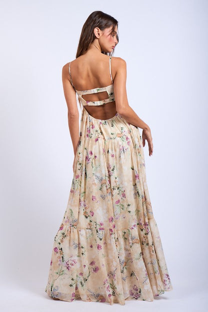 Sea Breeze Floral Maxi