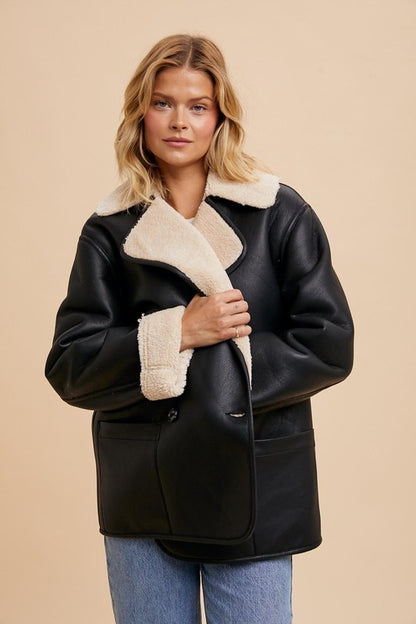 Winter Wonderland Shearling Coat