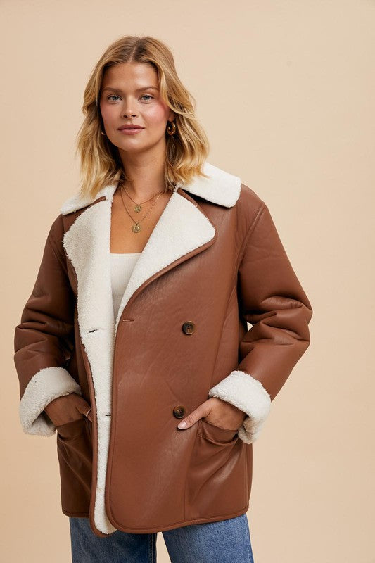 Winter Wonderland Shearling Coat