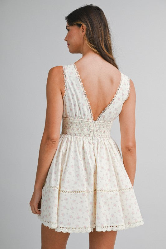 Darling In Palm Mini Dress