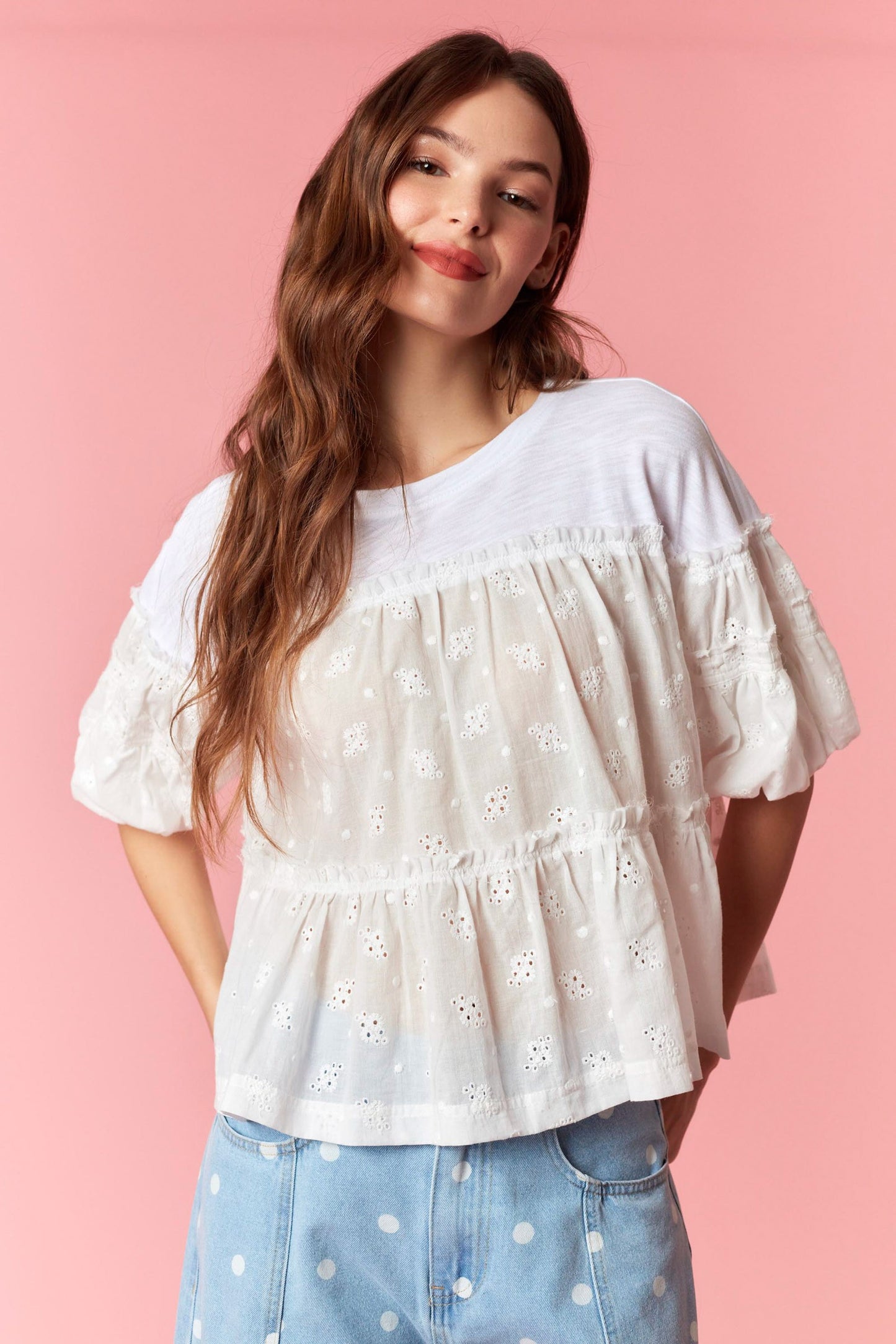 Island eyelet cotton set