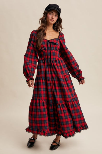 Christmas Tree Farm Midi Dress