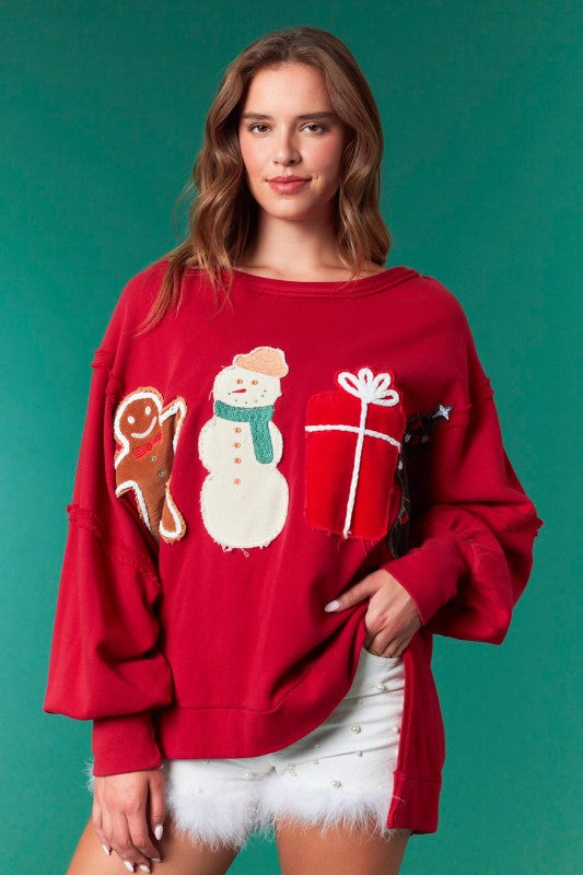 Oh So Jolly Christmas Festive  Crewneck