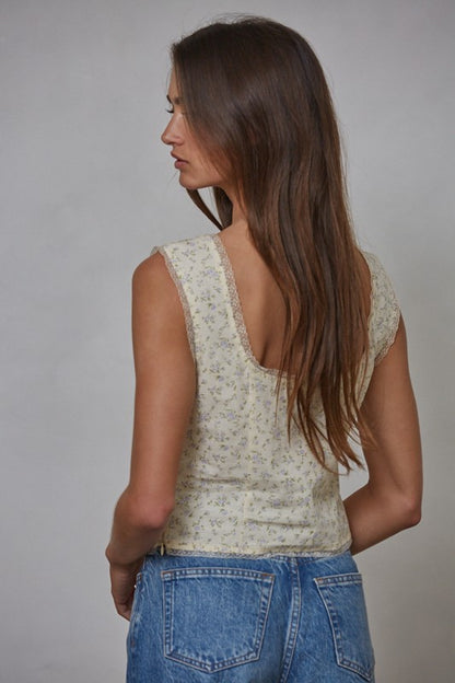 The Vintage Linen-lace Top