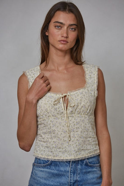 The Vintage Linen-lace Top