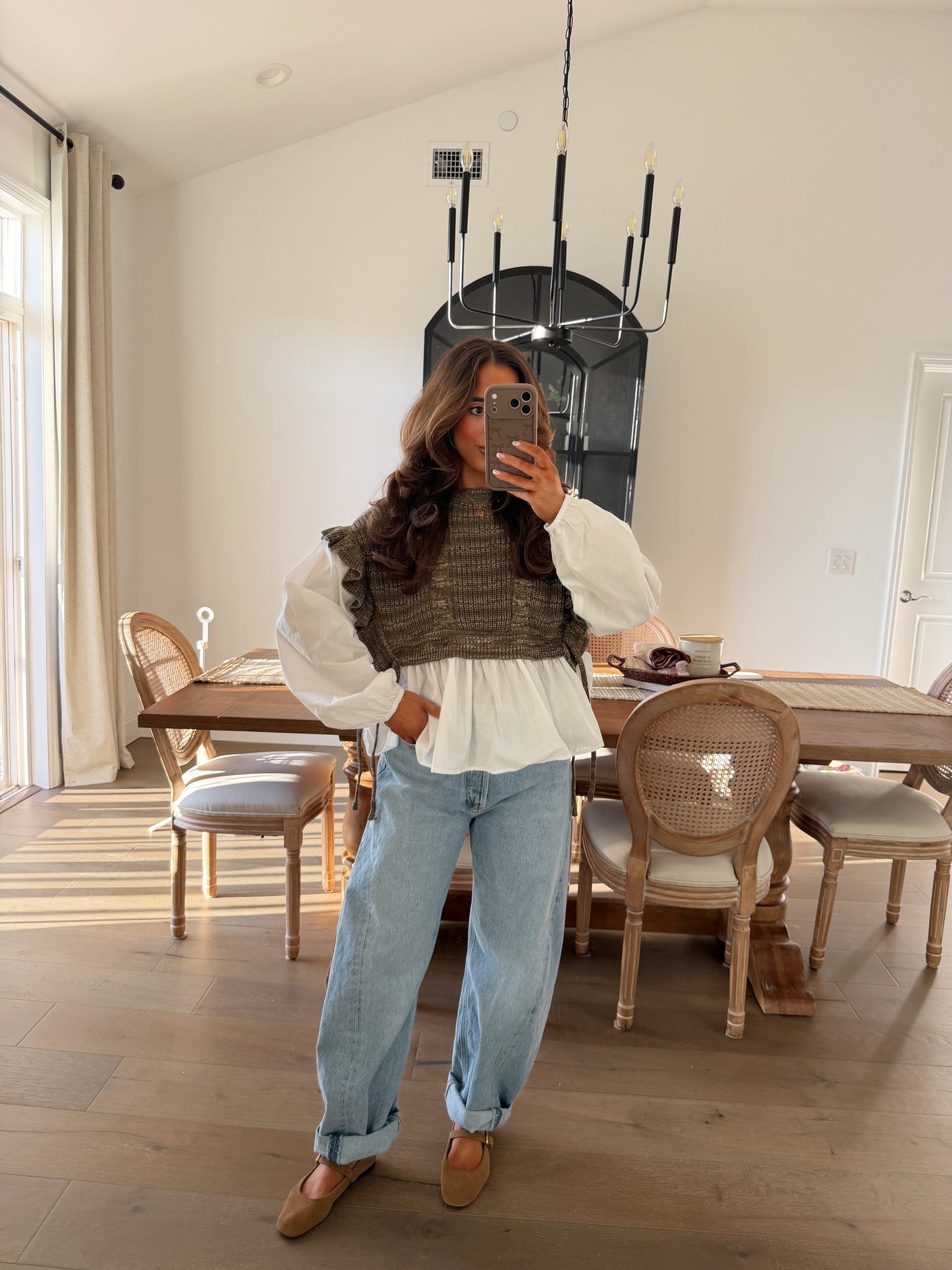 Wintergreen Cabin Knit Top