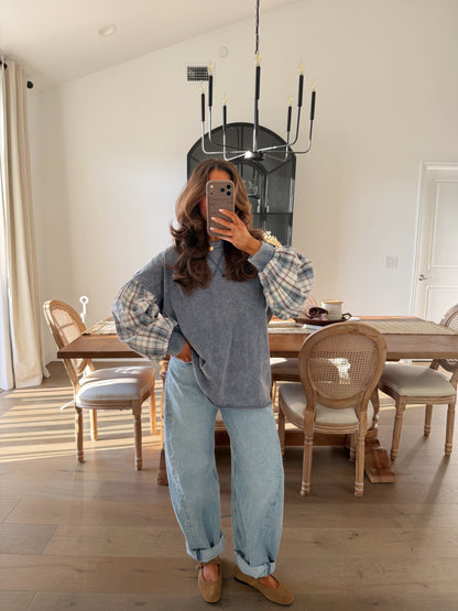 Cozy Fireside Flannel Top