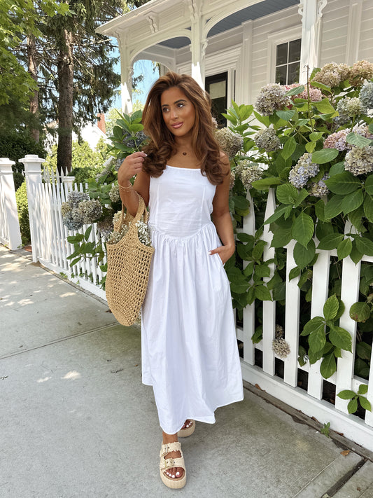 Olivia Drop Waist Maxi Dress