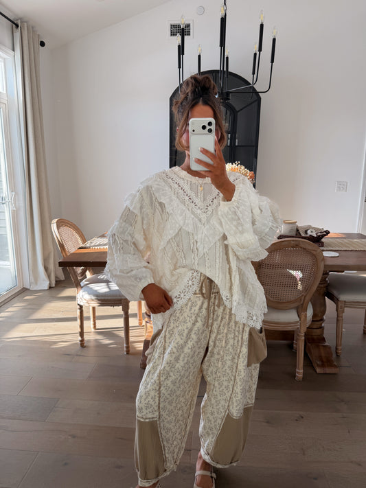 Rosewater Lounge Pants Beige