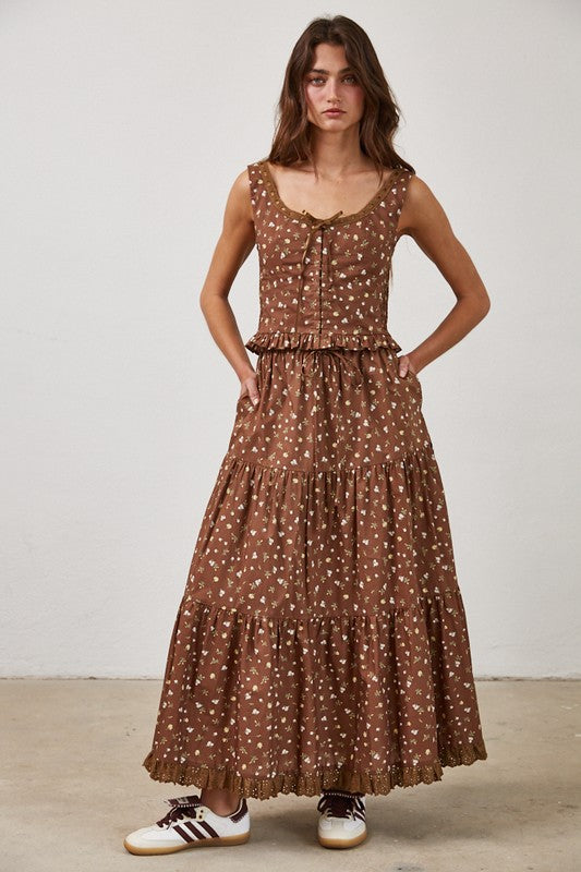 Cocoa Kissed Floral Set