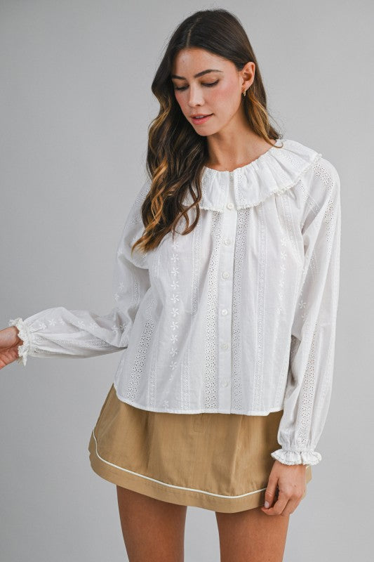 Novella 100% Cotton Blouse