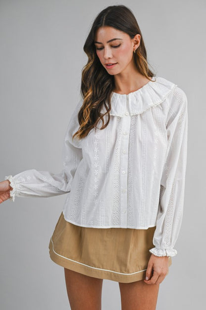 Novella 100% Cotton Blouse
