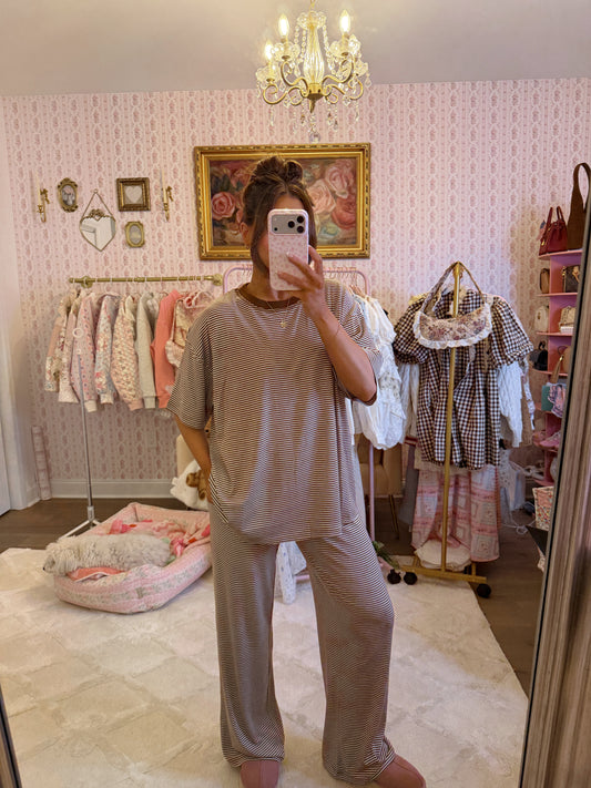 Brown Sugar Striped Set