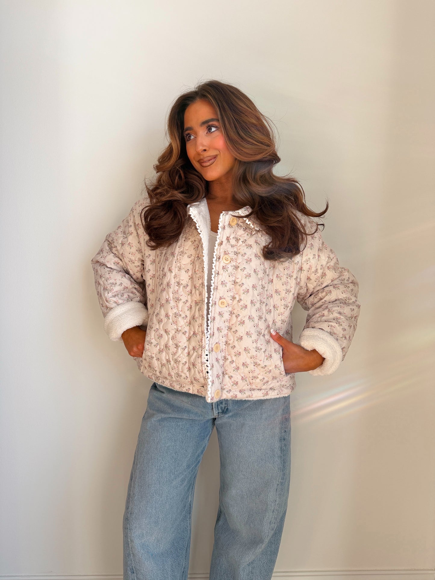 Merry & Bright Sherpa-Lined Jacket