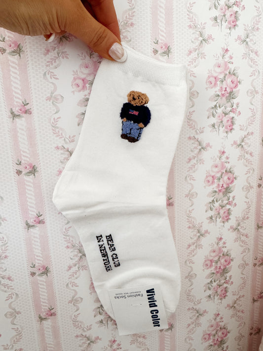 BEARY Cute Hamptons cozy socks