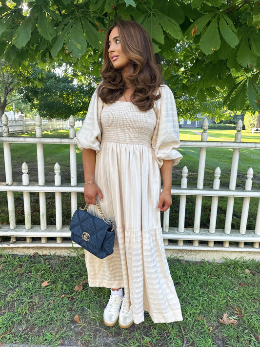 Heavenly Woven Maxi Dress