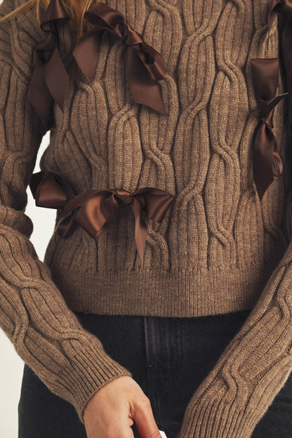 Dolce & Bows Knit Sweater