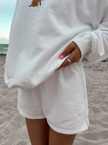 Snow Angel Sweatshorts 100% cotton