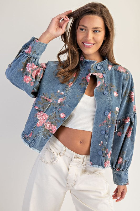 The Thankful Heart Denim Jacket