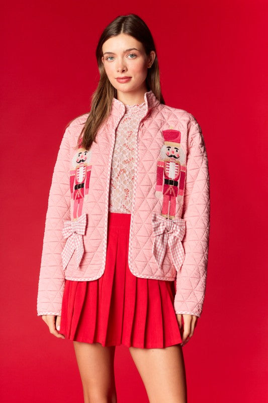 Pink Nutcracker & Bows Jacket