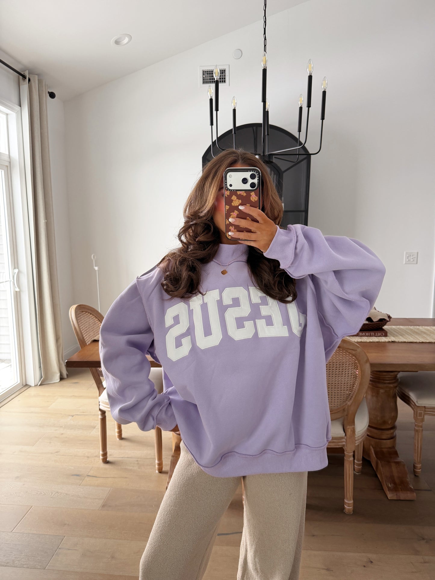 Jesus Mockneck (Lilac)