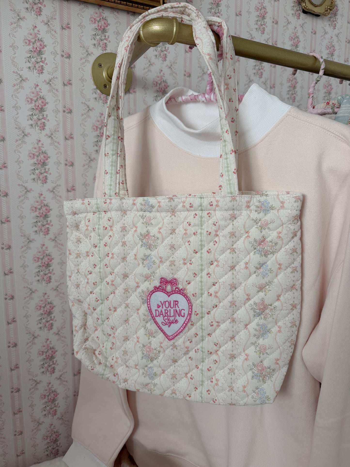 Shopyds Patch Custom Tote (Vintage Floral)