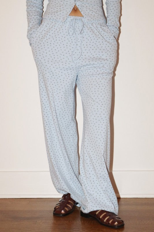 Blueberry Floral Lounge Set