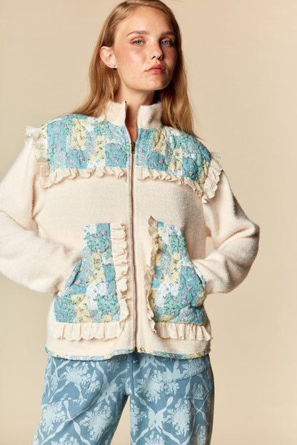 Ruffle Vintage Shabby Chic Darling Cardigan Jacket