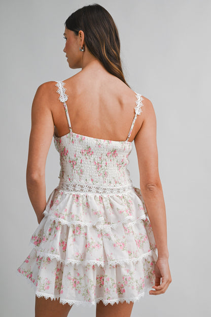 Pink Sands Floral Mini Dress