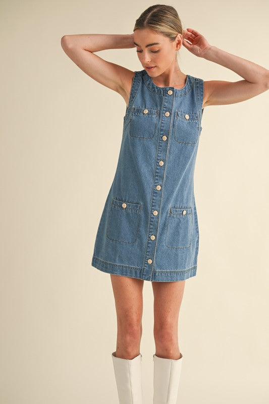 Denim Dreams Mini Dress