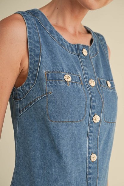 Denim Dreams Mini Dress