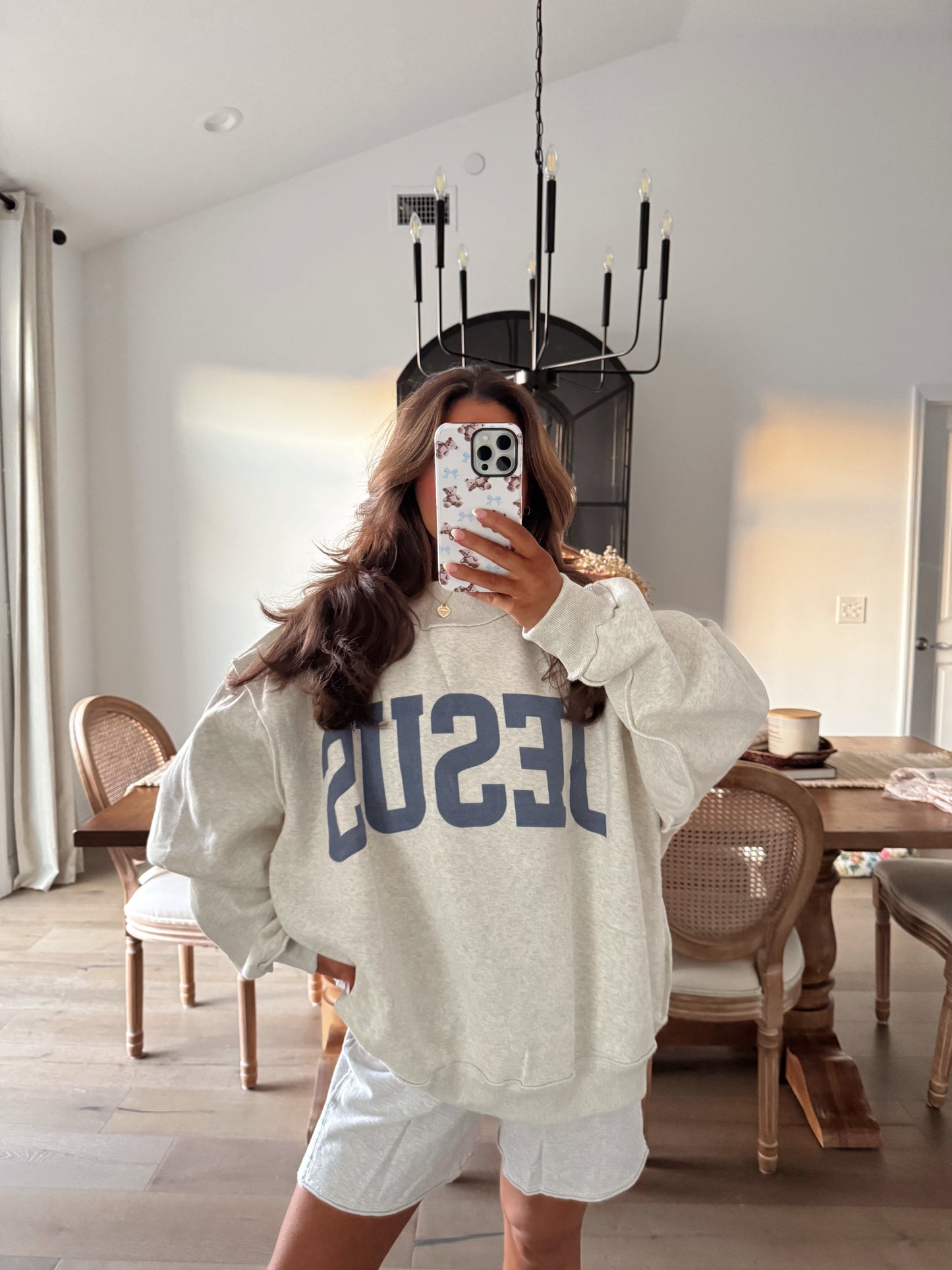 God is Good / Jesus reversible mockneck 🤍