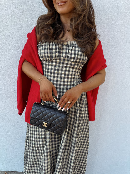Gingham Drop Waist Dress Gingham Drop Waist Dress