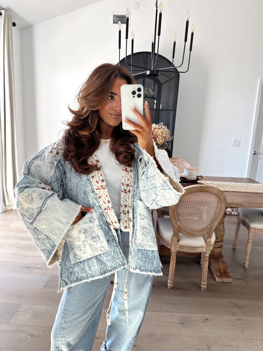 The Harvest Cottage Denim Shacket