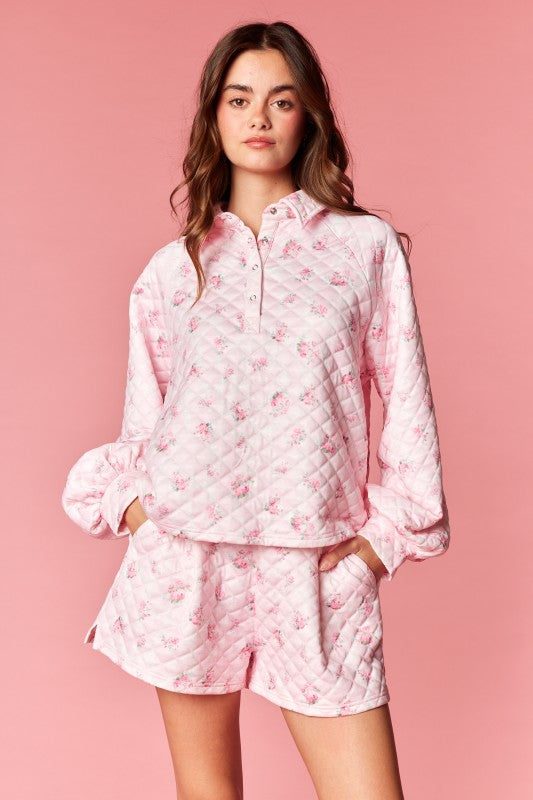 Pink In Palm Beach Floral Set