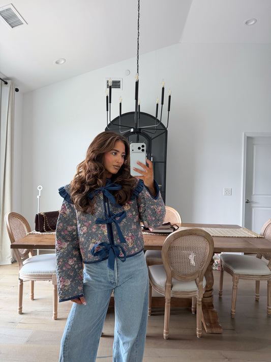 Cottage Garden Jacket BESPOKE PRE ORDER (denim)