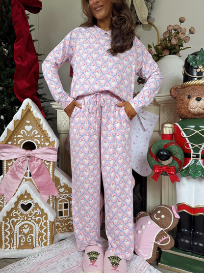 Santa Dreams Coquette Soft Pj Set