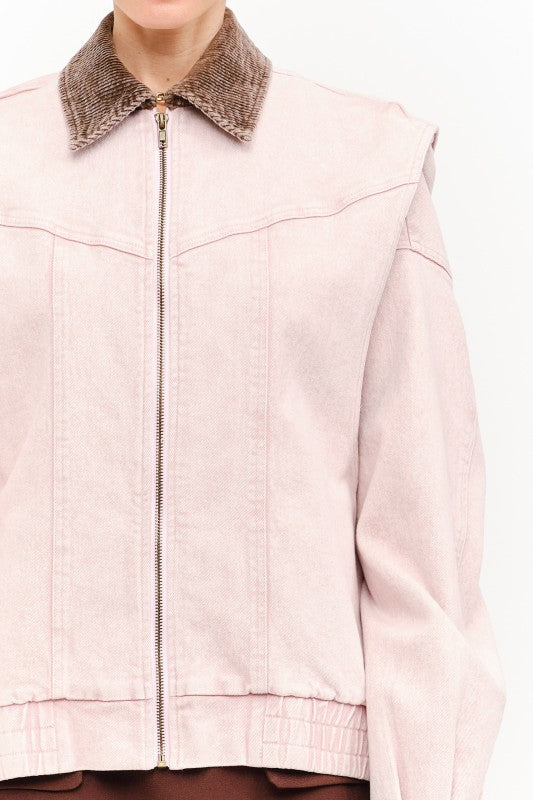 Cotton Candy Mocha Barn Jacket (can’t restock)