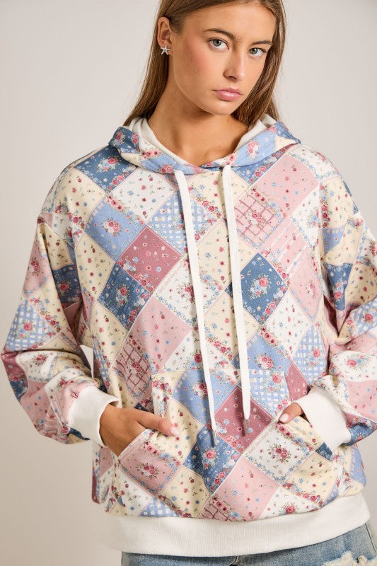 Chosen Vintage Patchwork Hoodie