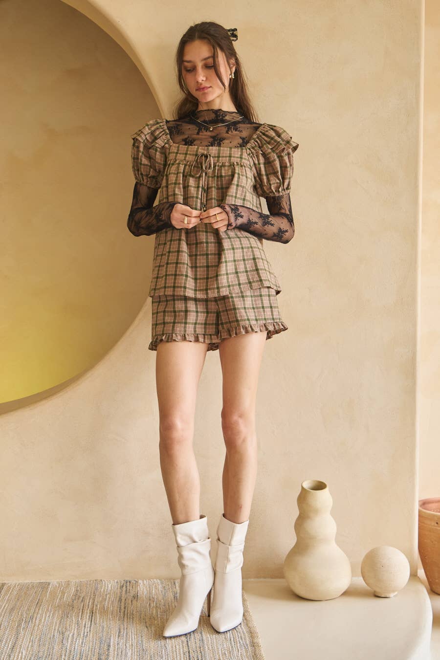 Spring Into Plaid Set