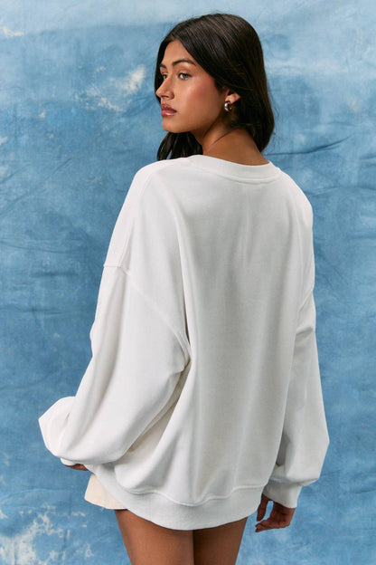 Shabby Chic Flag Sweater
