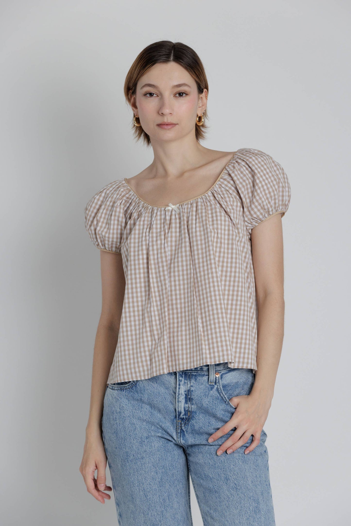 Gingham Picnic Top